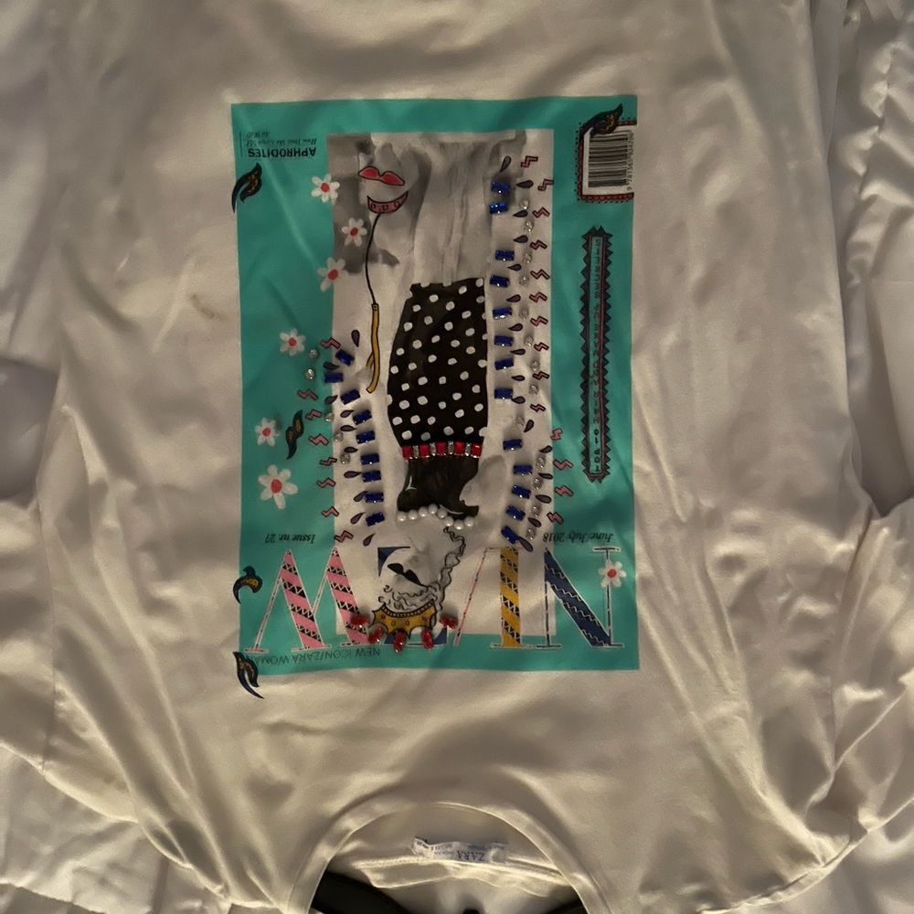 Zara detailed T Shirt